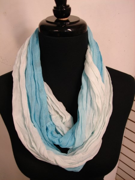 Two Tone Infinity Scarves